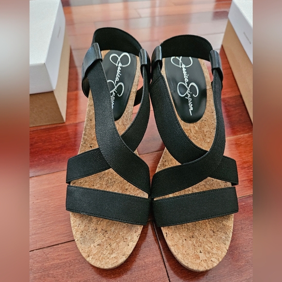 Jessica Simpson Brisy Wedge Sandals - Picture 1 of 8